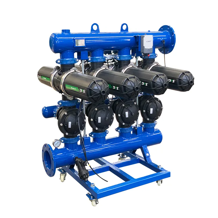 4 inci 3pcs penapis cakera backwash automatik